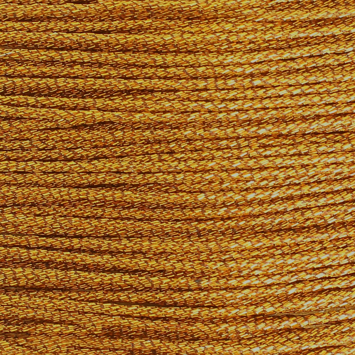 Fil ciré et tressé pour couture à la main couleur marron laiton métallisé. Fil brillant pour couture à la main, cartonnette de fil de 8 mètres, diamètre 0,8 mm M080 de la marque MeiSi