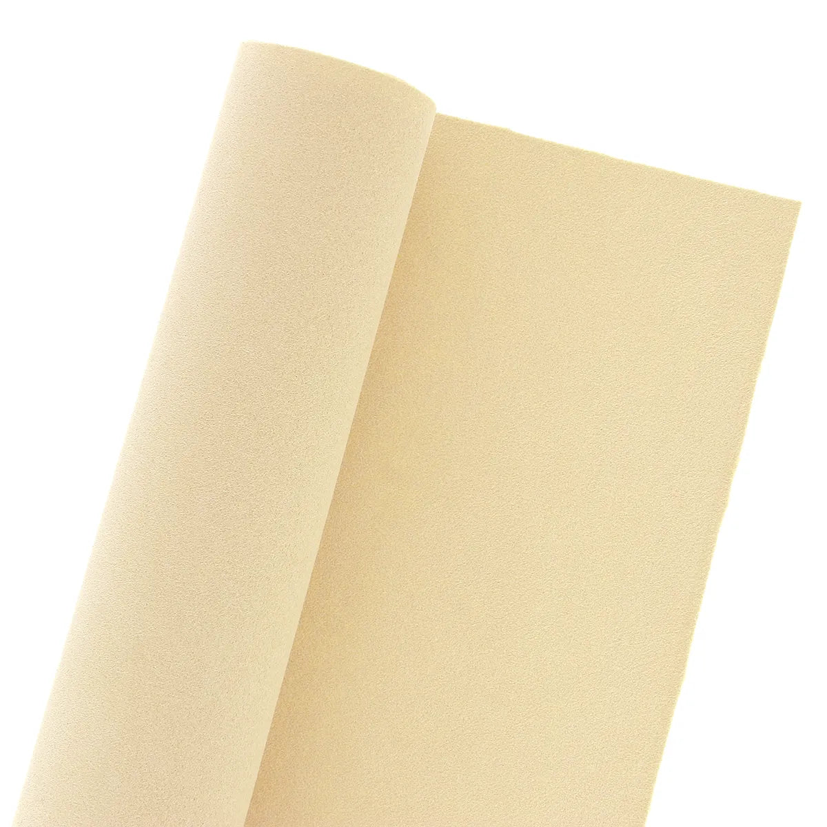 Tissu en microfibre alcantara beige pour doublure, dimensions 0,50x1,45 m, tissu de haute qualité pour projets de couture.