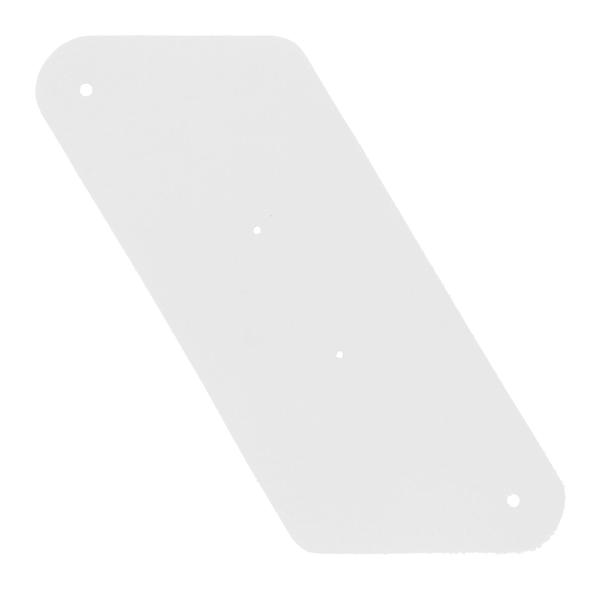 Découpe de porte-monnaie triangle en cuir blanc par Deco Cuir, détail artisanal pour accessoires en cuir.