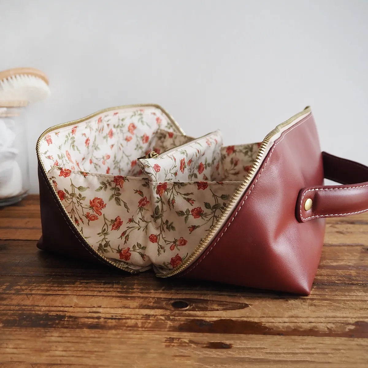 Patron trousse de toilette magique en cuir