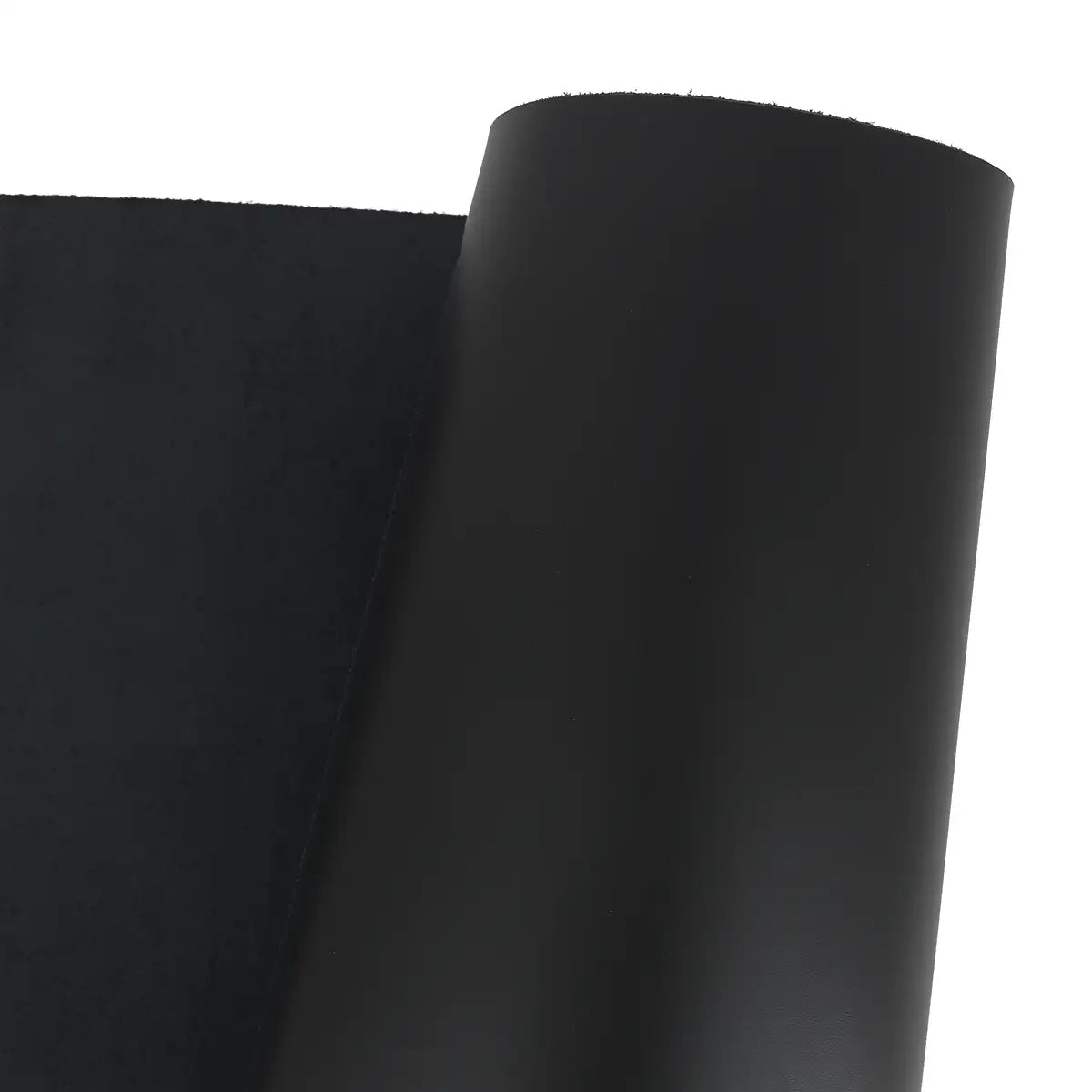 Peau de cuir de vachette lisse et ferme de couleur noire, adaptable pour cuir autrichien, modèle NOIR L78.