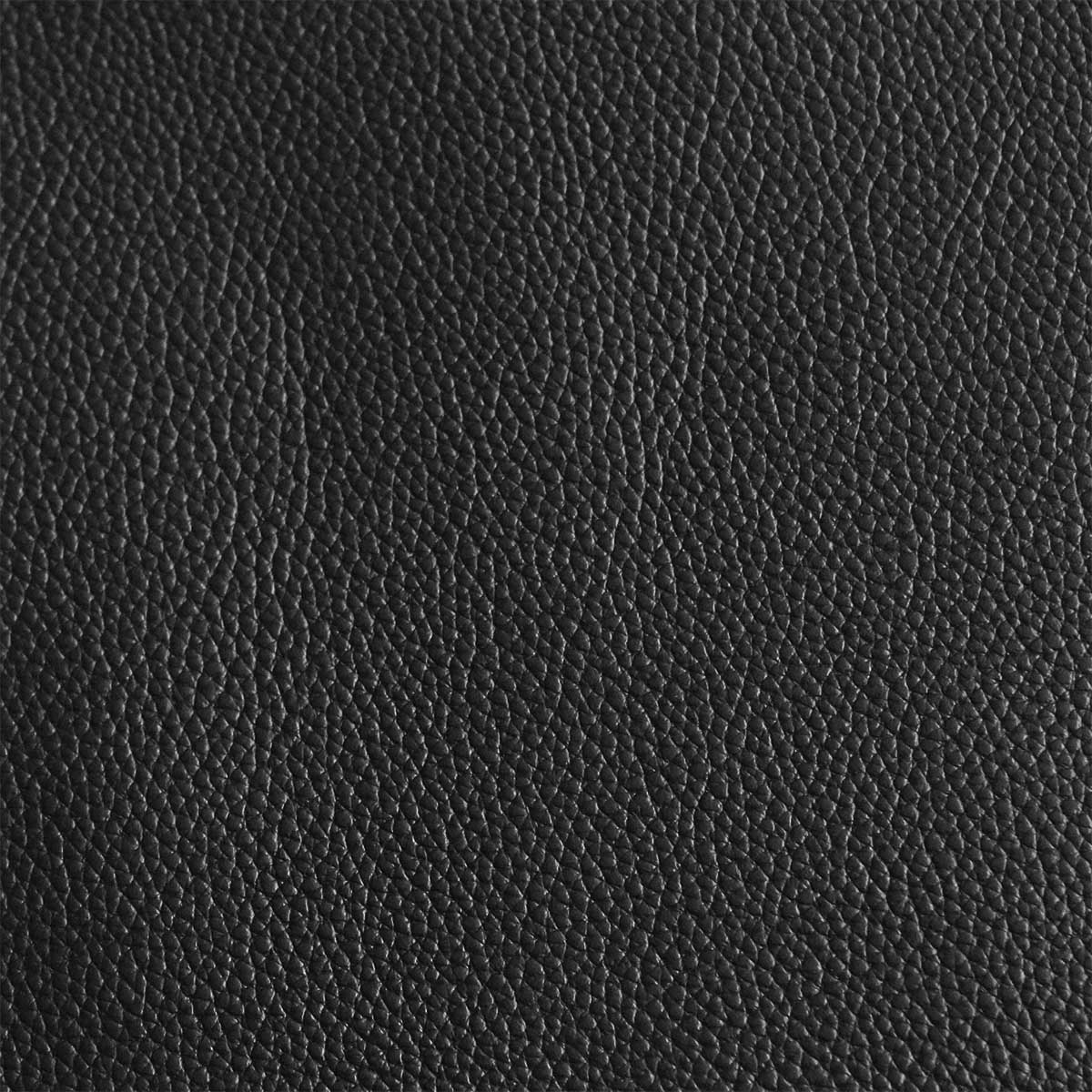 Peau de cuir de vachette PLAYA noir mat, peau de cuir authentique pour projet de maroquinerie ou décoration intérieure.