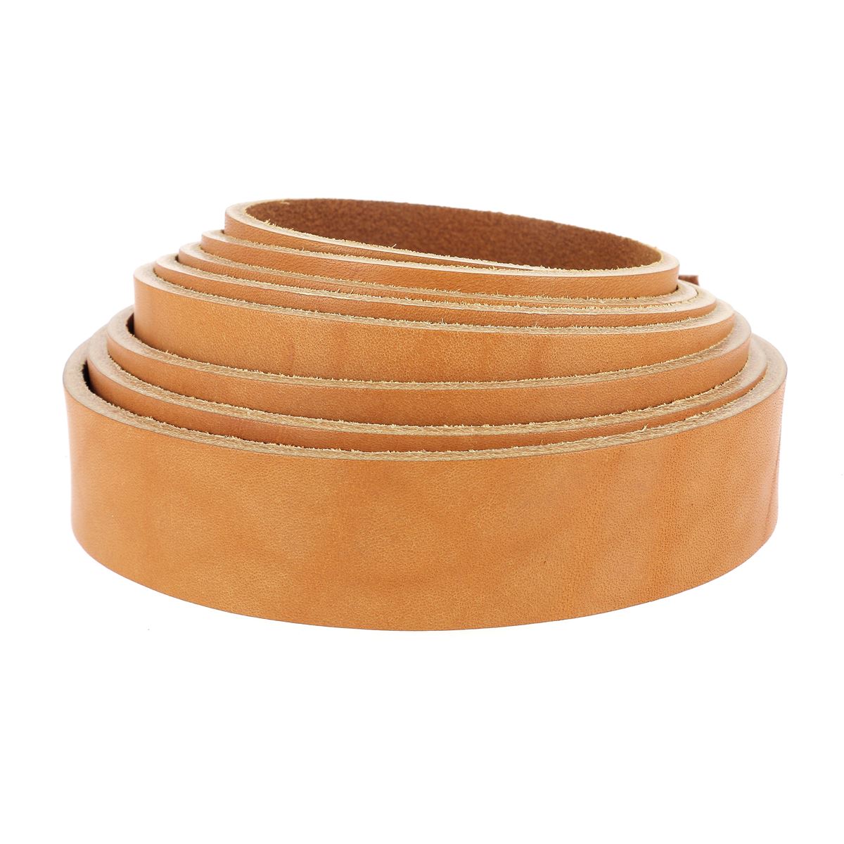 Lanière en cuir de dosset Radermecker Niagara cognac, 40mm de large, épaisseur 3,8mm, finition élégante et solide.
