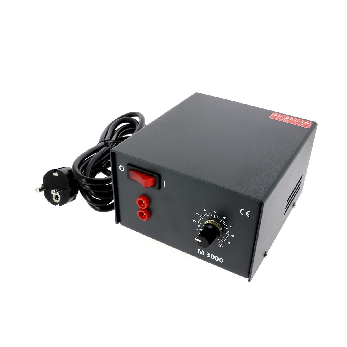 Alimentation 1 voie M3000 pour fer à fileter Regad, outil électrique avec connecteur pour soudure précise.