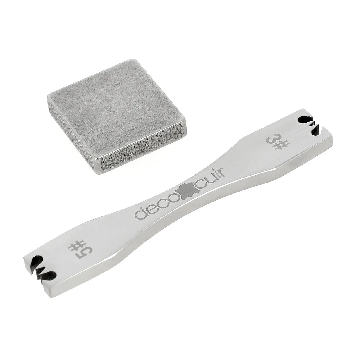 Outil pour enlever les dents des fermetures à glissière, marque Deco Cuir, outil de mercerie pour réparations de fermetures éclair
