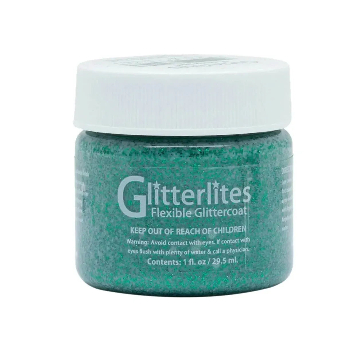 Peinture pour cuir Angelus Glitterlites Emerald / Paillettes emeraude