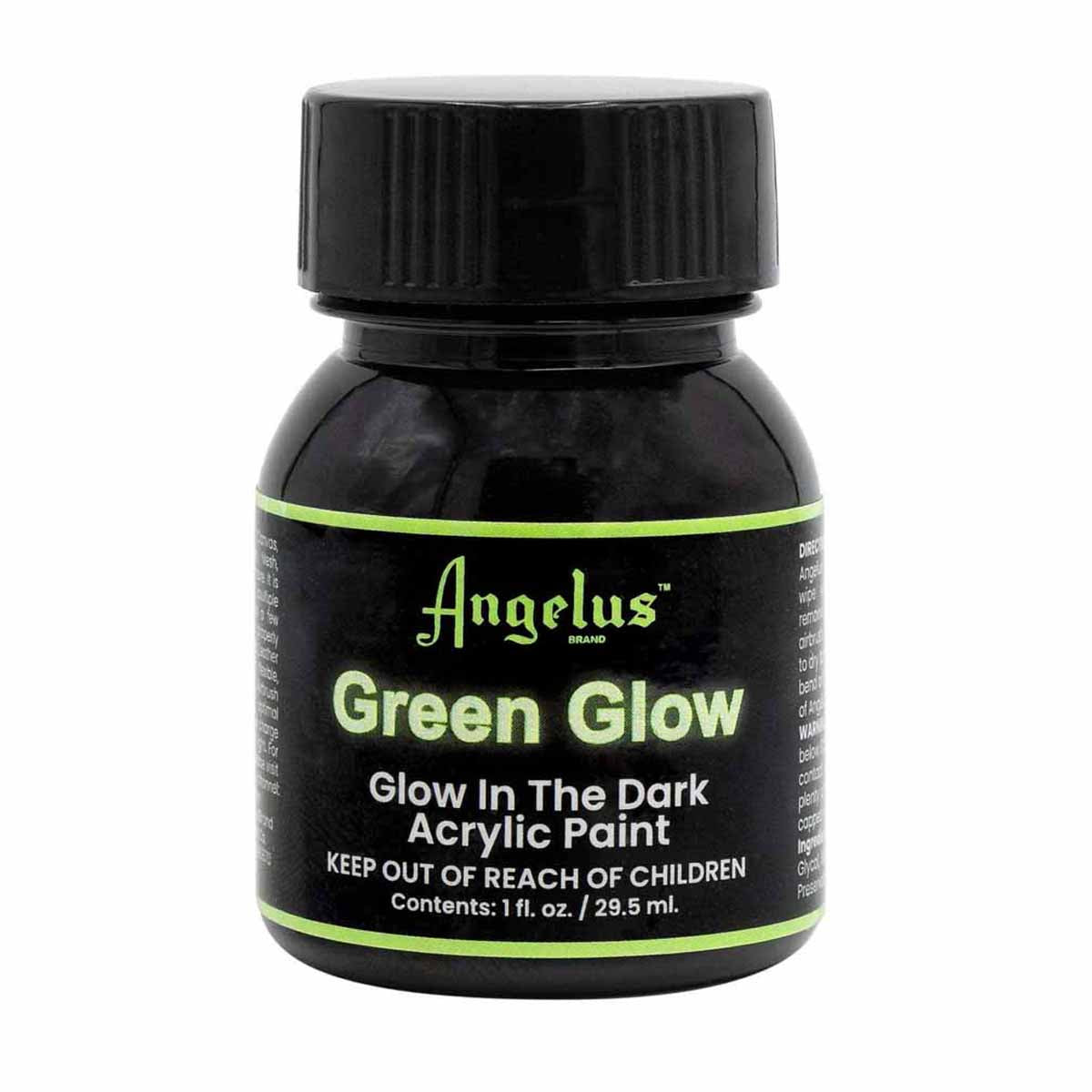 Peinture acrylique phosphorescente Angelus pour cuir, fluo, 29,5 ml, liquide de teinture pour personnaliser le cuir