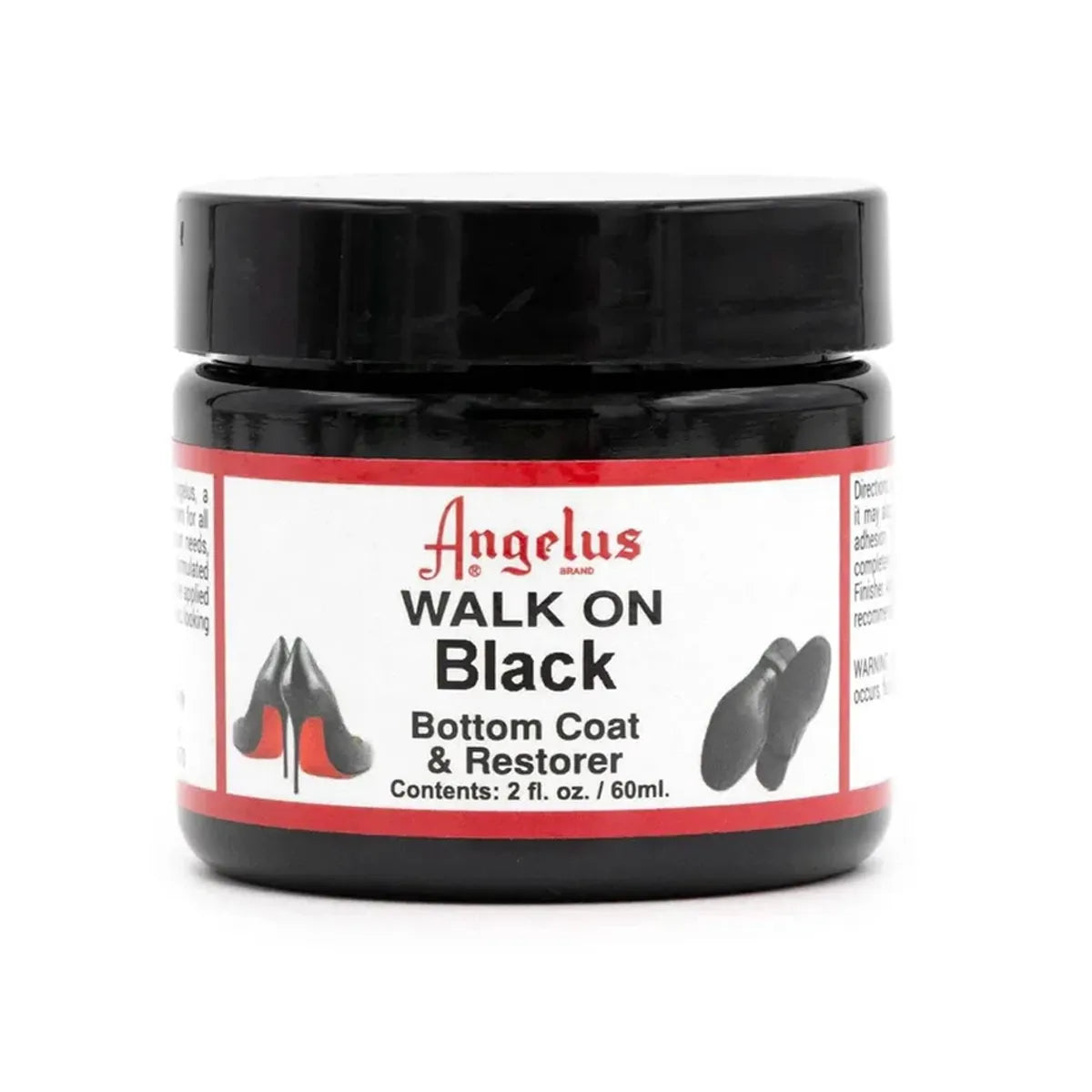 Walk on black Angelus : peinture noire pour semelles de chaussures