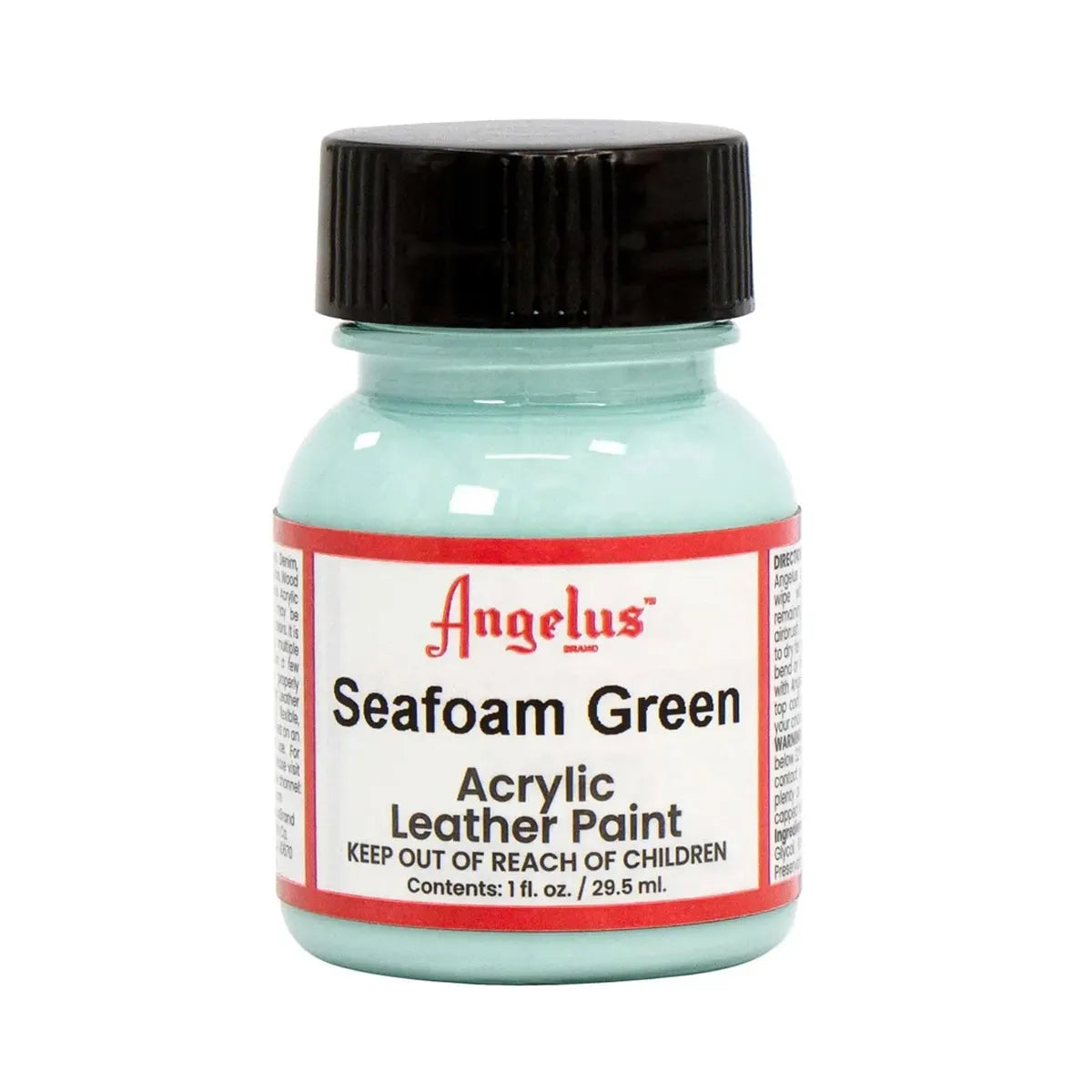 Peinture cuir Angelus seafoam green pour personnaliser baskets, sneakers, ceintures, portemonnaies, sacs...
