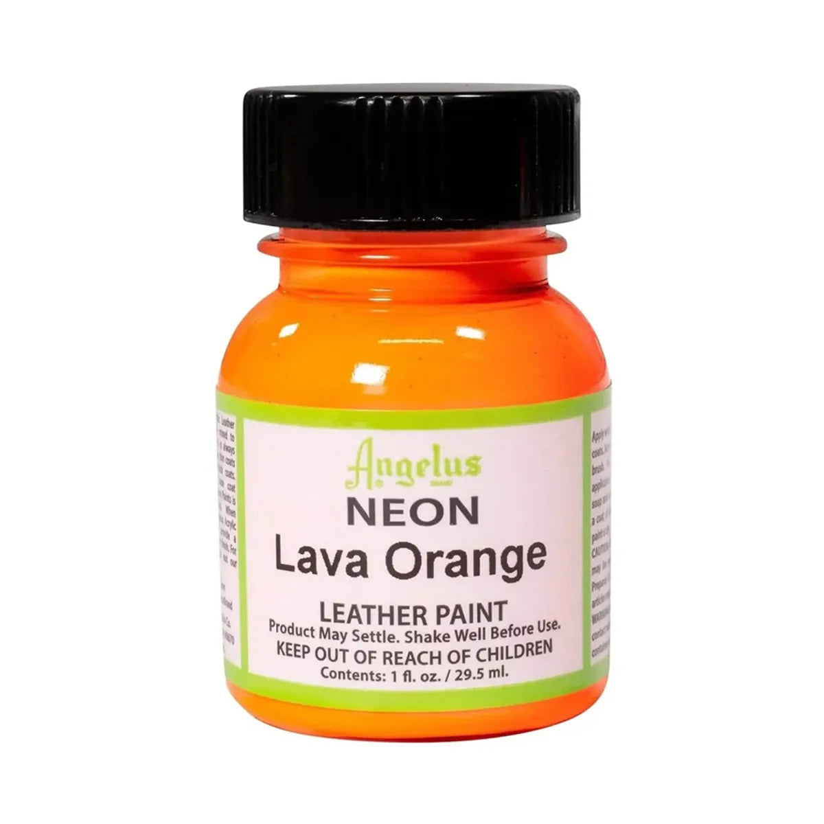 Peinture cuir Angelus Neon : Lava Orange fluo