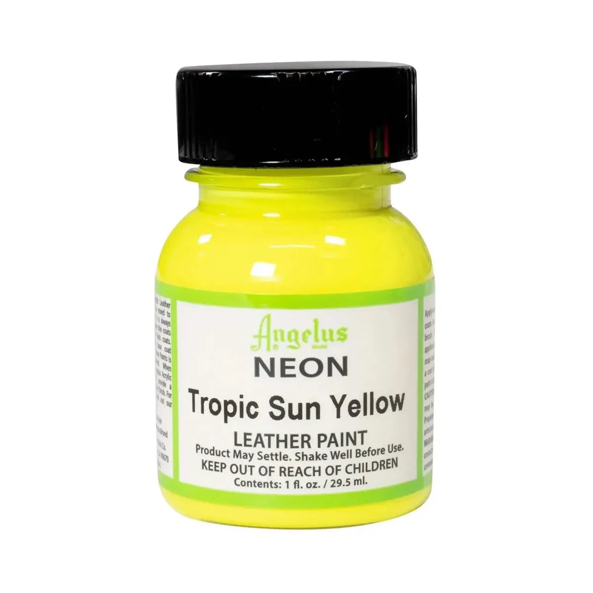 Peinture cuir Angelus Neon jaune fluo : Tropic sun yellow