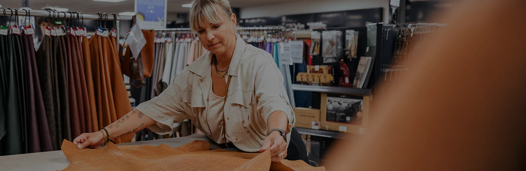 Magasin du travail du cuir Deco Cuir