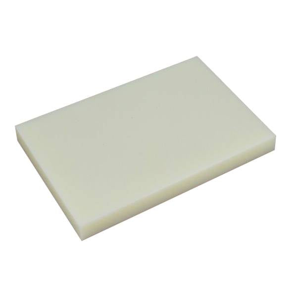 Billot de découpe en ERTALON 150x100x15mm, outil de découpe en plastique dur, par Deco Cuir.