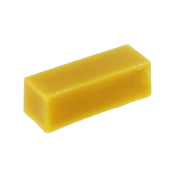 Cire d'abeille Deco Cuir, 50g, dans un pot en verre, utilisée pour l'entretien et la réparation du cuir.