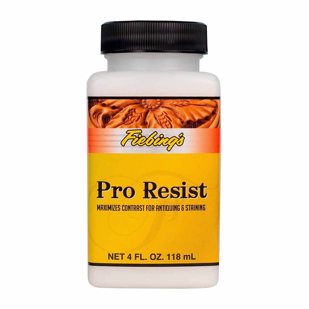 Protecteur après repoussage Pro Resist de Fiebing's pour teintures et peintures, en bouteille de 118600.