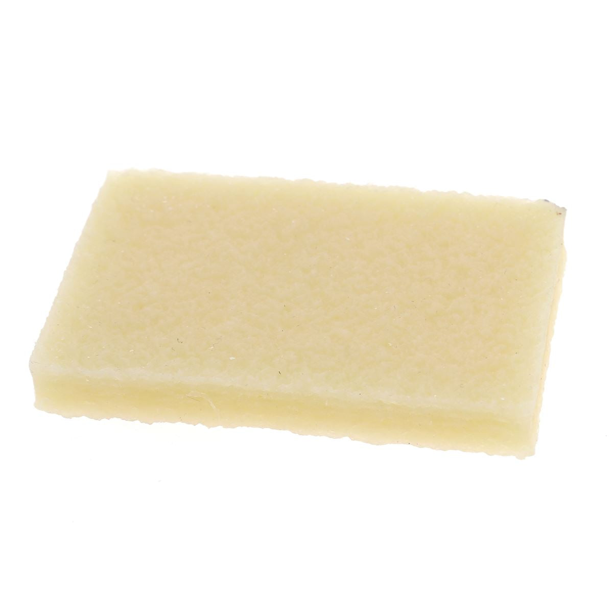 Gomme crêpe Autres de 71x50x9mm, outil souple pour nettoyage ou finition, visible avec surface en caoutchouc crépe.