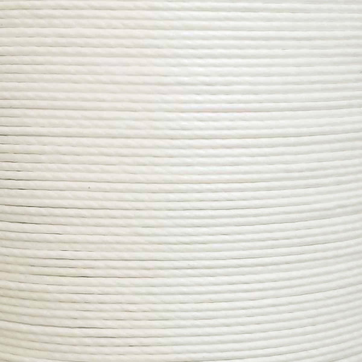 Fil de lin ciré MeiSi, cartonnette de 8m, super fin M60, 0,65 mm, blanc, mercerie pour couture et broderie.