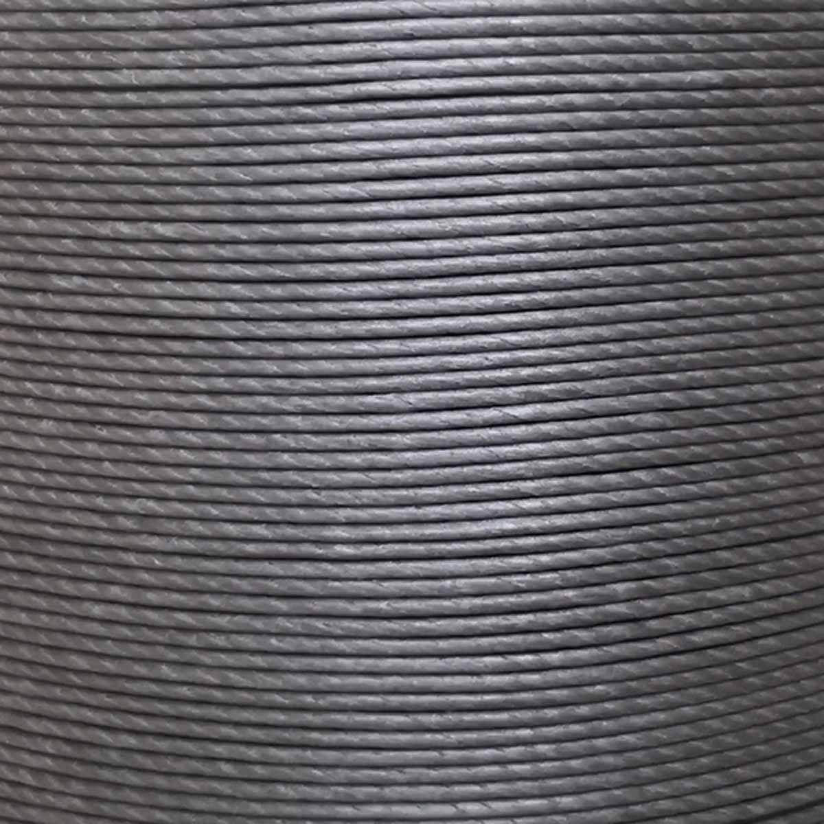 Fil de lin ciré MeiSi gris cendré, 8m, ultra-fine M40, mercerie pour couture et broderie, épaisseur 0,45 mm.