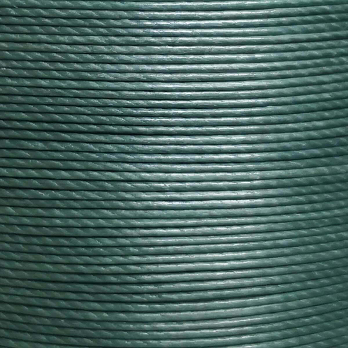 Fil de lin ciré MeiSi super fin vert Béryll, 8m, diamètre 0,65 mm, pour mercerie, image MS096.