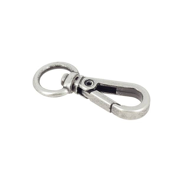 Mini mousqueton en bouclerie ronde de 9 mm, fabriqué par Autres, pour fixation légère et sécurisé.