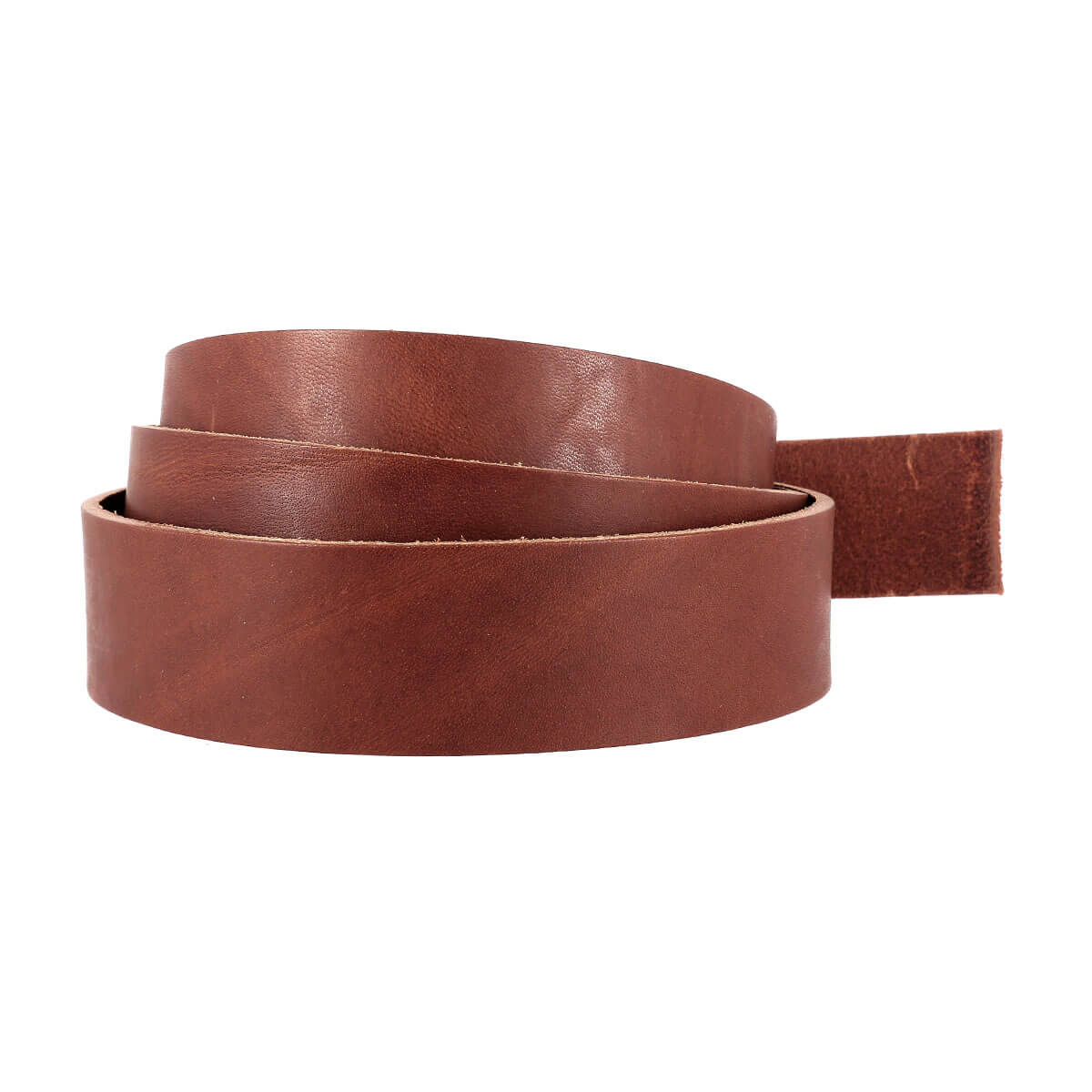 Lanière en cuir de collet marron nourri, tannage végétal, Deco Cuir, épaisseur 3,2 mm, cuir lisse pour artisanat.