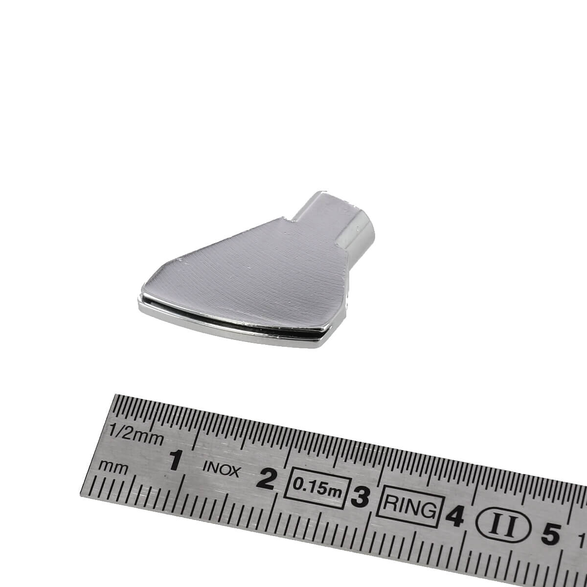 Outils Adece, filet double profilé pour fer à fileter, vue détaillée du profil en métal pour travaux de filetage.