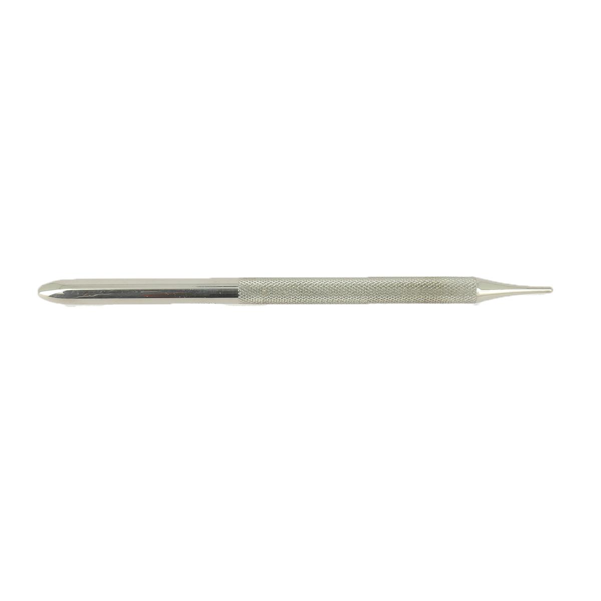 Traceur stylus large et court de Barry King Tools, outil de précision en métal pour tracé fin et précis, vue rapprochée.