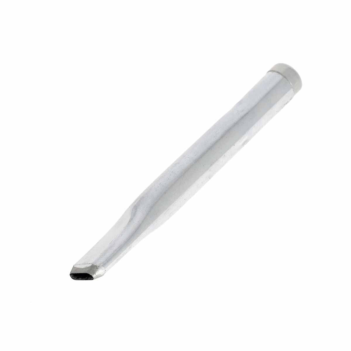 Emporte-pièce à frapper à enchapure, outil pour découpe, en métal, conçu pour modeler et façonner des matériaux.
