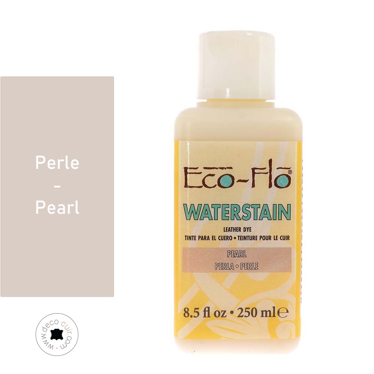 Additif Waterstain Eco-Flo pour teinture perle, 250ml, utilisé pour embellir et protéger les teintures et peintures.