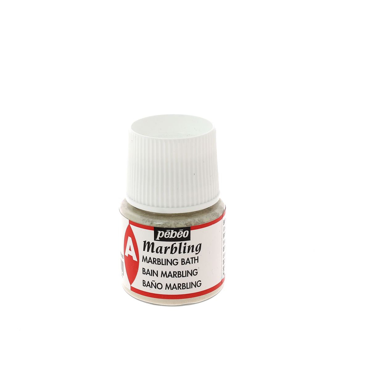Bain épaississant pour marbrure de la marque Pébéo, contenant 35g, utilisé pour créer des effets marbrés en peinture.