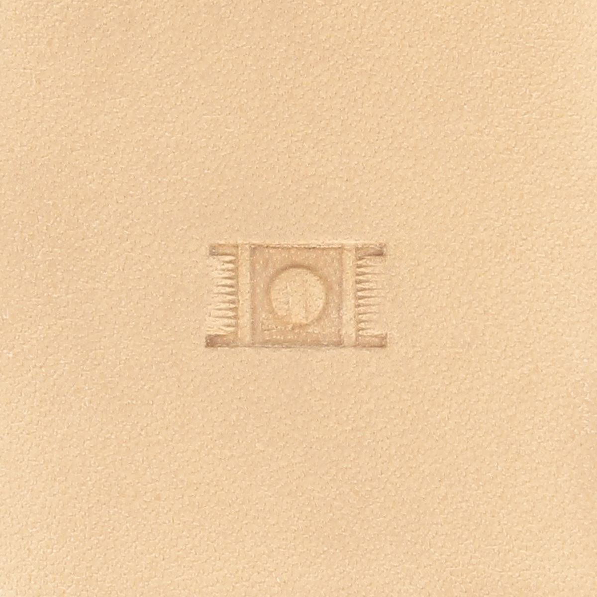 Matoir Tandy Leather avec manche en bois, motif tressé en cuir de 11,5 mm pour travaux de maroquinerie.