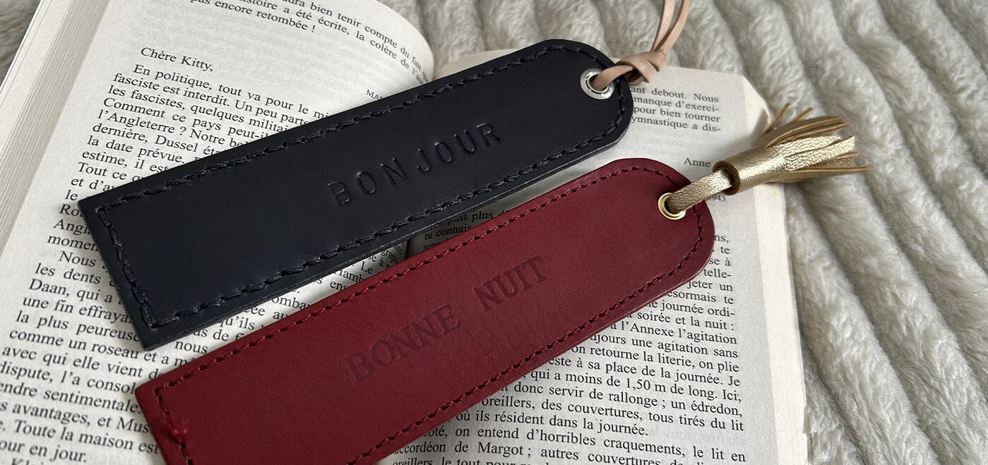 Tutoriel marque-page en cuir