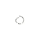 Lot de 10 anneaux ronds ouverts en acier nickelé - 10mm