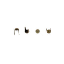 Clous à griffes ronds en laiton vieilli, lot de 100, diamètre 4mm, accessoires de fixation de marque Ivan.