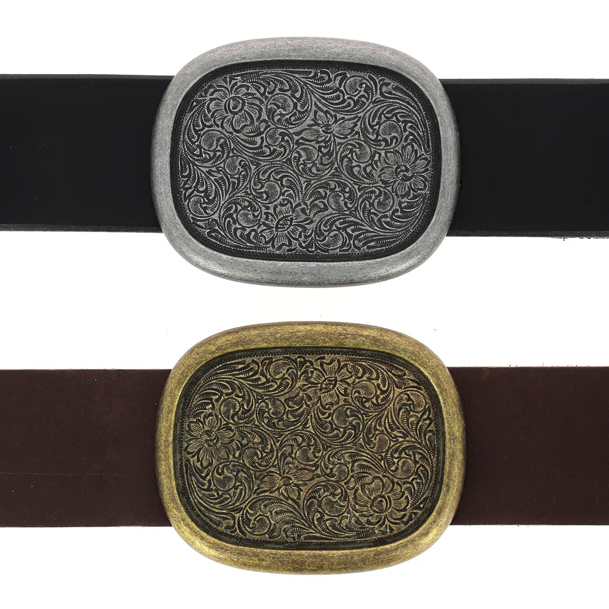 Boucle de ceinturon ovale Sheridan Ivan 40mm, boucle de ceinturon en métal avec finition élégante, modèle Sheridan AZE.