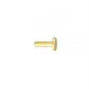 Lot de 100 rivets tubulaires à frapper en laiton avec ouverture en étoile, diamètre 8 mm, accessoires de fixation Ivan