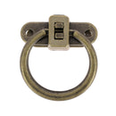 Fermoir pour sac - Anneau de diamètre 44 mm - Laiton vieilli