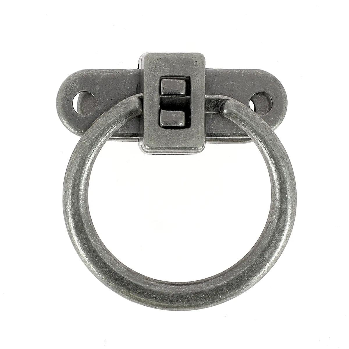 Fermoir pour sac - Anneau de diamètre 44 mm - Argent vieilli