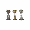 Lot de 100 rivets simples martelés de 6mm par Ivan, accessoires robustes pour fixation et assemblage.