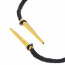 Lot de 10 embouts en laiton massif pour lacets ronds de 4 mm, accessoires robustes pour cordons et lacets.