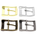 Boucle de ceinture double avec passant Ivan JAXON, accessoire en bouclerie pour ceinture en métal.