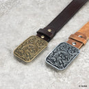 Ceintures en cuir avec boucle Sheridan, style floral western