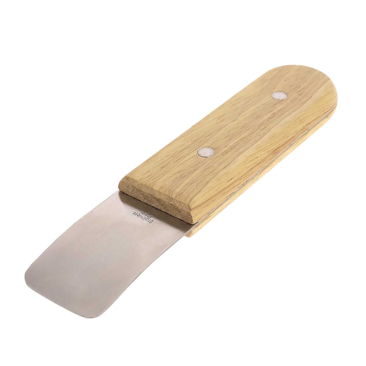 Outil de tapissier à border pour cuir et tissu, lame en inox