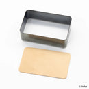 Emporte-pièce rectangulaire Ivan pour boucle de ceinturon, 44x72 mm, outil de découpe pour cuir et matériaux.