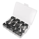 Lot de 7 emporte-pièces os en acier Ivan, outils pour découper ou presser, avec lames de différentes tailles.