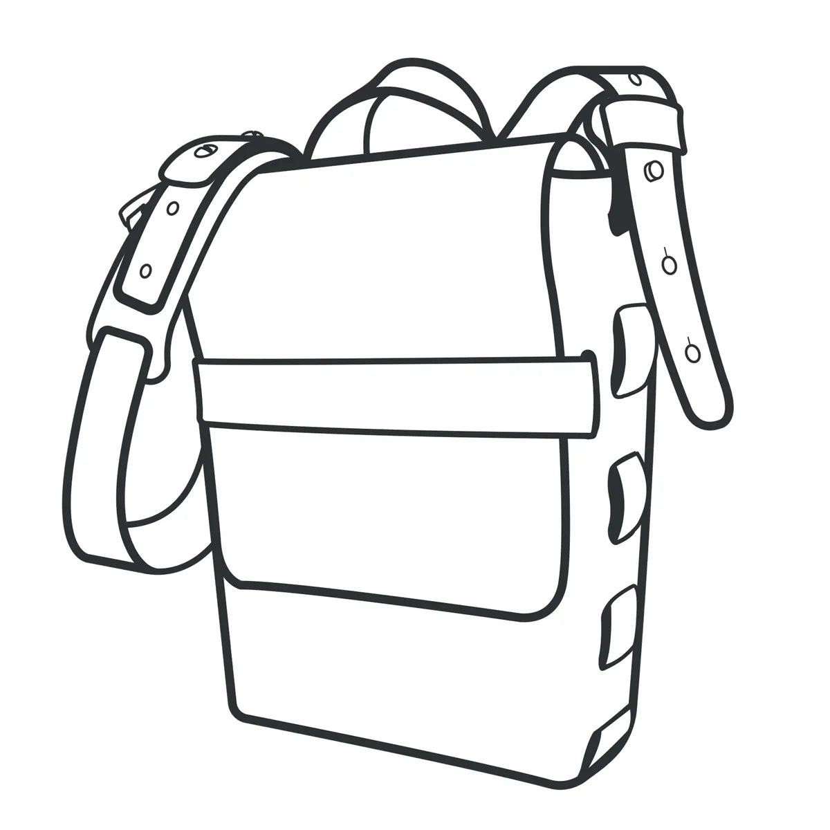 Patron sac messenger en cuir PAXTON - Sans couture, idéal pour débutant