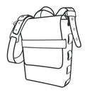 Patron sac messenger en cuir PAXTON - Sans couture, idéal pour débutant