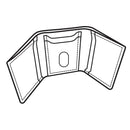 Patron imprimé en taille réelle pour porte-cartes en cuir DILLON de Tandy Leather