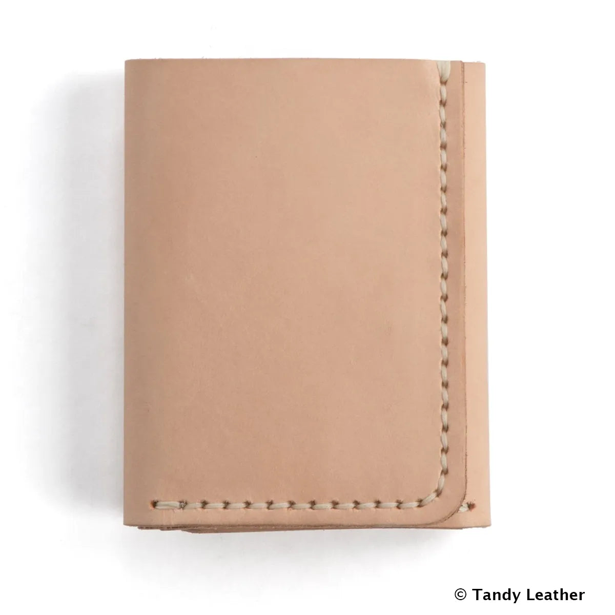 Patron papier pour réaliser un porte-cartes en cuir DIY