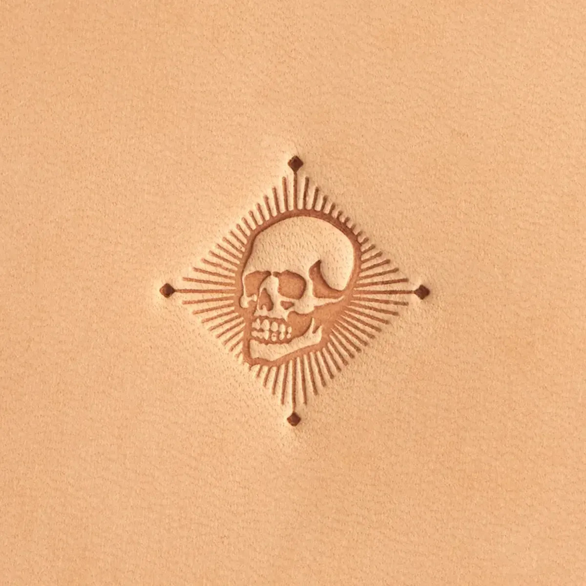 Matoir cuir Tandy Leather - Tête de mort 6381-00